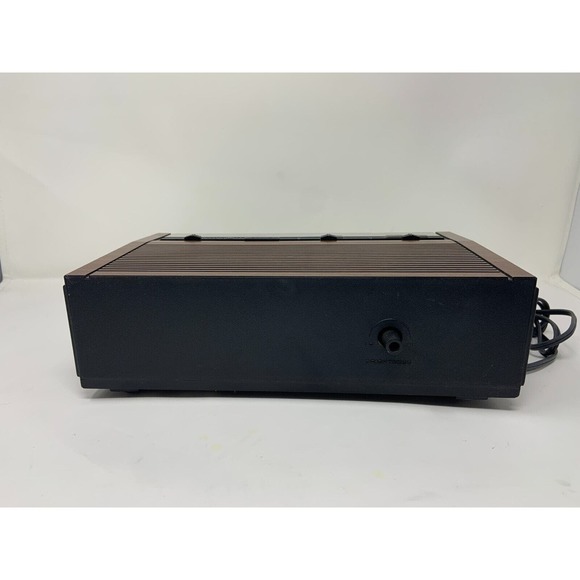 Vintage General Electric Alarm Clock Radio Walnut Wood Finish Tested 7-4685A - Picture 7 of 9